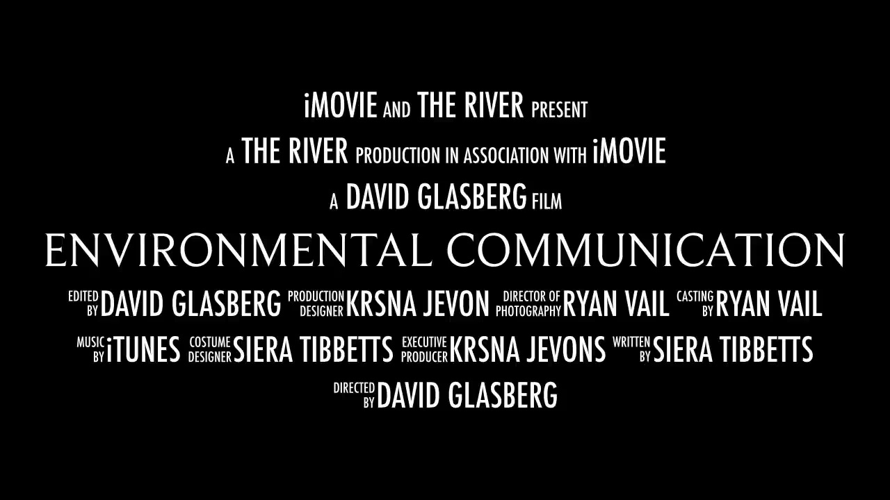 Credits for student film